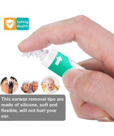 Joruby Health Q Grips Earwax Remover Kit - 16 Tips, Spiral Smart Reusable Earwax Removal for Adults & Kids - Buy Online on GoSupps.com