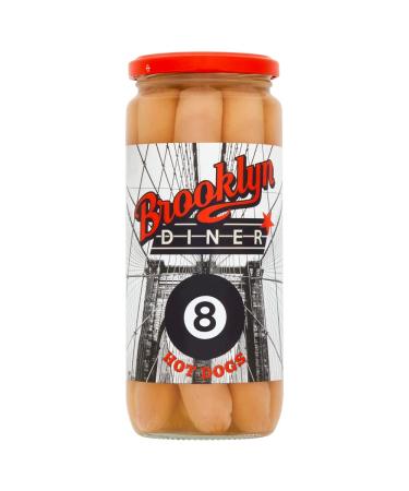 Brooklyn Diner 8 Hot Dogs 550g