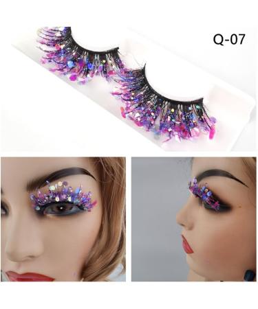 BOKIOESDE 2x Lightweight Comfort 3D Coloured Eyelashes Natural Look Easy Application Reusable And Washable Plastic Professional Q-44 - Buy Online on GoSupps.com