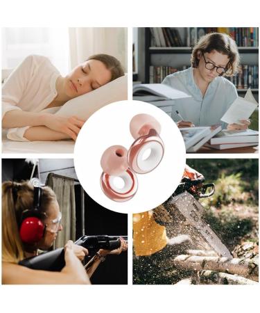 Ear Plugs for Sleeping- Experience High Fidelity Hearing Protection for Noise Reduction earplugs for Concerts Waterproof Flexible Silicone for Sleep 24 db bouchon oreille anti bruit . (Rose Gold One Size) Rose Gold One Size - Buy Online on GoSupps.com