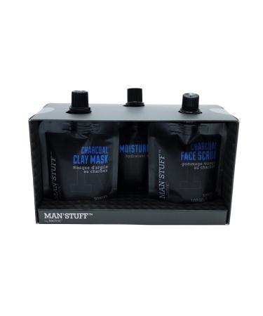 Technic Man'Stuff Charcoal Skincare Set - 3 x 50 ml
