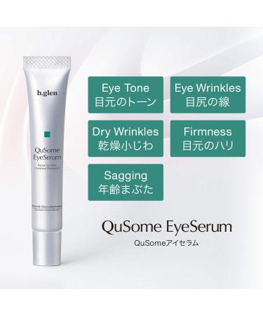 b.glen QuSome Eye Serum - Smoothing Fine Wrinkles, Hydrating Dry Skin (12g/0.42Oz) - Buy Online on GoSupps.com