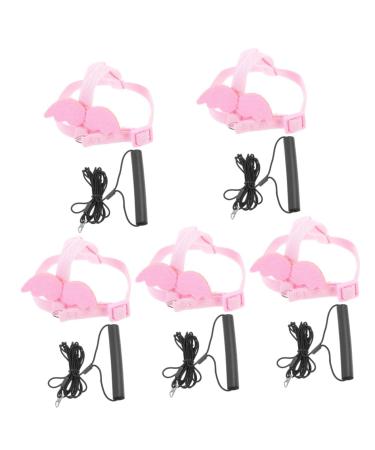 BESPORTBLE 5 Sets Bird Leash Bird Harness Vest Bird Flying Harness Conure Harness Elastic Cotton Pink 12X6X1.3CMx5pcs Pinkx5pcs