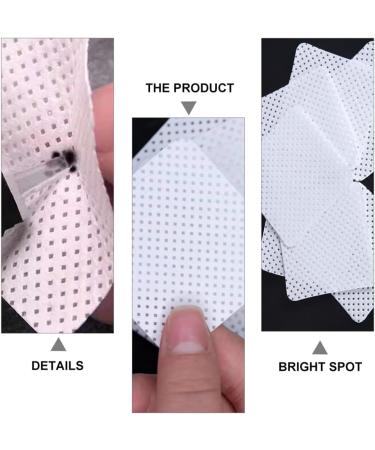 2 Box 400Pcs Eyelash Extension Glue Wipes | Nail & Lip Cleaning Cotton Remover Pads - White - Buy Online on GoSupps.com