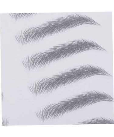 Angoily 2pcs 3d Eyebrow Stickers Bionic Eyebrow Stickers Eyebrows Artificial Eyebrow Water Proof Template 6d - Buy Online on GoSupps.com