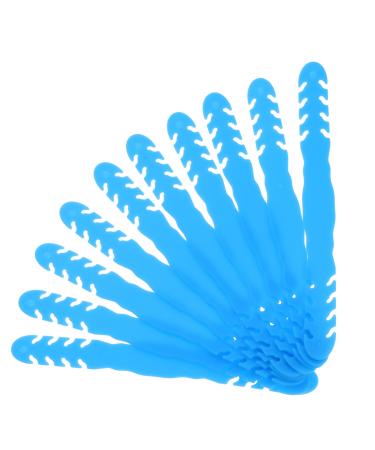 Tovinanna 10 pieces mask earring buckle mask rope buckle mask accessories disposable mask rope extension buckle mask production ear cable buckle elastic mask strap 16.00x1.80x0.20cm