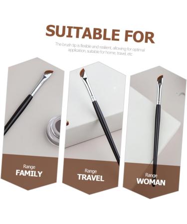 DOITOOL 15 Pcs Eyebrow Brush Makeup Brush Eyeliner Pencil Eyeliner Tool Concealer Brush under Eye Gel Flat - Buy Online on GoSupps.com