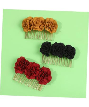 FRCOLOR Cloth Flower Hairpin Wedding Hair Accessories Wedding Decor Hair Clips Hair Pin Hair Barrettes Bridal Flower Clip Wedding Hair Clip Flower Hair Clip Cloth Flowers Metal Miss - Buy Online on GoSupps.com