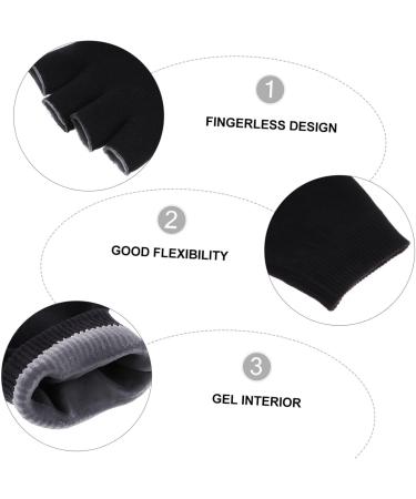 Beavorty 2 Pairs Half Finger moisturizing Gloves moisturizing Repair Gloves Winter Lining Gloves Fingerless Moisturizing Glove Fingerless Knitted Gloves Apparel Miss 5% Spandex Cosmetic - Buy Online on GoSupps.com