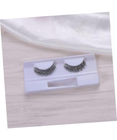 Shiny Exaggerated False Eyelashes Thick Eye Lashes Extension for Women Girls Cosplay Fancy Party Fluffy Fake Lashes Dramatic Stage Makeup Accessory - Buy Online on GoSupps.com