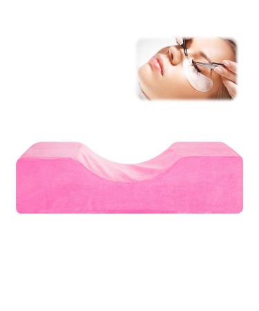 Fsskgxx Eyelash Pillow Professional U-Shape Eyelash Extension Pillow Beauty Salon Neck Support Pink