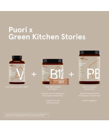 Puori Vegan Plant Protein Enhancer Powder - 25 Servings - Neutral Flavor Pea Protein with Algae Calcium - Dairy-Free & Non GMO - Buy Online on GoSupps.com