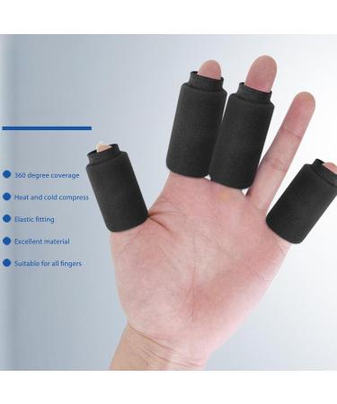 Thumb Ice Sleeves - 4Pcs Multipurpose Finger Ice Sleeves for Outdoor Use | Black | Best for Pain Relief & Recovery - Buy Online on GoSupps.com
