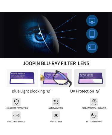 Shop Joopin Blue Light Filter Glasses for Men & Women | Gaming & Computer Glasses with B-Classic Black Design - Buy Online on GoSupps.com
