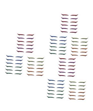 FOMIYES 54 Pairs anti sweat eyeliner stickers adhesive eye line sticker eyeliner tape sticker man Double Sided Tape
