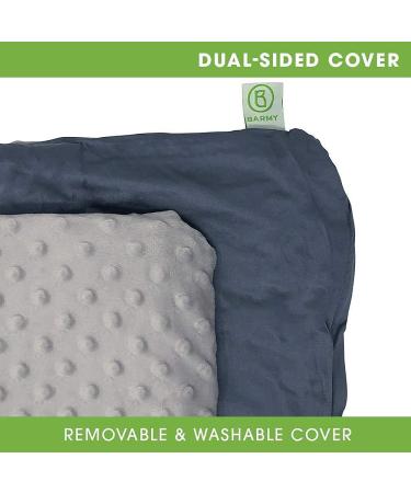 Weighted Sleep Mask & Lap Blanket Set for Relaxation & Meditation - BARMY (0.8lbs Mask, 6lbs Blanket) - Buy Online on GoSupps.com
