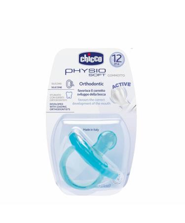 Chicco pacifier Physio Soft 12m+ silicone blue 1 piece