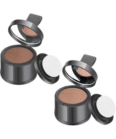 2Pcs Root Touch Up Powder Hairline Powder for Women Dark Brown & Light Brown Hair Loss Concealer Water & Sweat Resistant Hairline Powder for Thinning Women Men Hair Volume Powder Root Cover Up Hairli - Buy Online on GoSupps.com