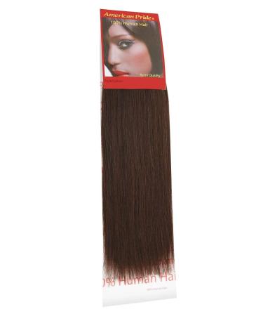 Yaki Weave Brownest Brown (2) 10" | Relaxed Hair Extensions | Human Hair Extensions | 10" American Pride 2