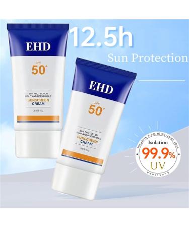 Ehd Sunscreen Sunscreen for Face Spf 50 Face Sunscreen Moisturizer Daily Uv Defense Sunscreen Best Sunscreen for Face Women Fast Absorption & No Sticky Feeling - Buy Online on GoSupps.com
