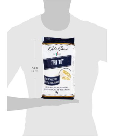 Vita Sana Italian Soft Wheat Flour Tipo "00" 1 Kilogram - Buy Online on GoSupps.com