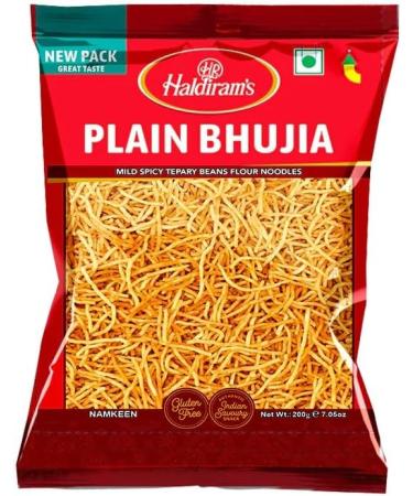 Haldirams Plain Bhujia 200g Indian Snacks & Savouries - Namkeen - (Pack of 10) HALDIRAMS BHUJIA PLAIN 10x200g 200.00 g (Pack of 10) - Buy Online on GoSupps.com