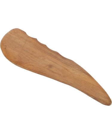 Verdant Touch Gua Sha Massage Tool - Natural Wood Sickle Shape Board for Face & Body Massage Fat Loss & Scalding Relief - Buy Online on GoSupps.com