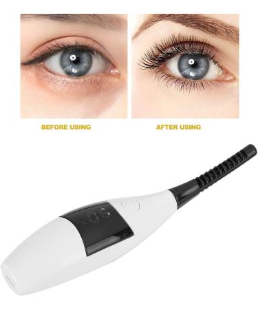 Verdant Touch USB Eyelashes Makeup Curler Electric Eyelashes Curler USB Charging Digital Display 4 Gears White - Buy Online on GoSupps.com