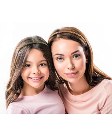 Yazon Headbands for Girls & Women - 12 Pack Thin 6mm Plastic Headbands with Teeth - Ideal Hair Accessories - Buy Online on GoSupps.com