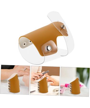  Healeved Healeved Palette for nail art and hand care makeup tray foundation mixing palette foundation plate for liquid makeup foundation plate makeup storage wax applicator pvc Light Brown - Buy Online on GoSupps.com