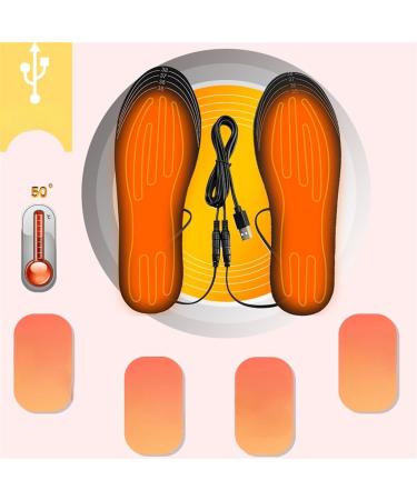 Buy USB Heated Shoe Insoles - Washable Thermal Foot Warmers for Ultimate Comfort - Buy Online on GoSupps.com
