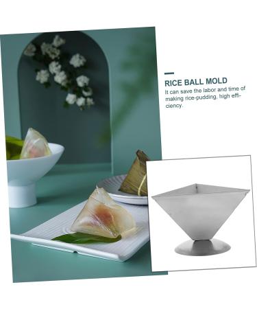 Zerodeko Zongzi Mould Chocolate Silicone Molds 2pcs Rice Ball Shaping Kitchen Utensils Accessories Zongzi Stainless Steel Material Silicone Candy Molds Rice Maker Mold 13X13X8.5CMx2pcs Silverx2pcs - Buy Online on GoSupps.com