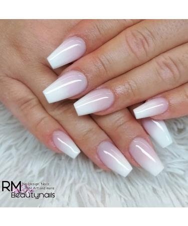 RM Beautynails 35g Acrylic Powder - Studio Quality French White for Nail Design | 1 Pack - Perfect for Professional Nail Art - Buy Online on GoSupps.com