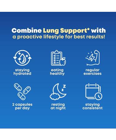 Mullein Leaf Extract & NAC Lung Detox Cleanse- N-Acetyl Cysteine Marshmallow Root Bromelain - Lung Health Sinus Mucus Removal Support Supplement for Smokers - 90 Capsules Non-GMO Gluten-Free - Buy Online on GoSupps.com