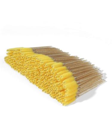 200Pcs Disposable Eyelash Mascara Brushes | Spoolies for Eyelash Extensions | 4 Color Bendable Brush Head | Bulk Lash Wands - Buy Online on GoSupps.com
