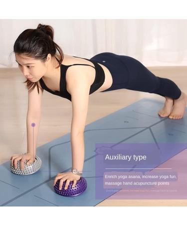 Axinyue 2PC Igelball Massage Balls - Hedgehog Foot Massagers for Stress Relief & Reflexology - Purple & Blue - Buy Online on GoSupps.com