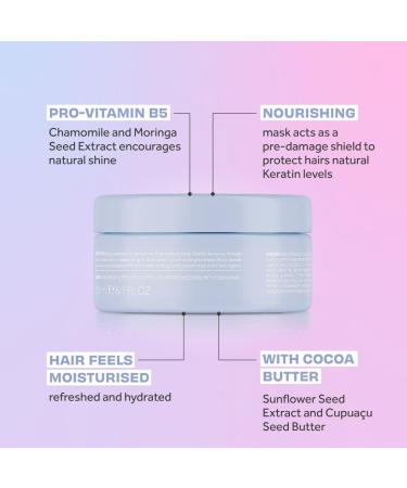 Lee Stafford Blue Toning Hair Mask - Best Conditioning Mask for Bleach Blonde & Highlighted Hair | Corrects Brassy Tones | 6.7 Fl Oz - Buy Online on GoSupps.com