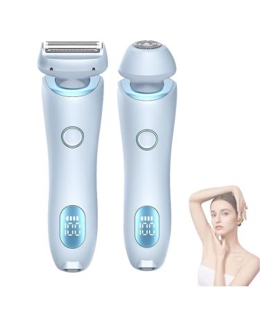 Dusk Glide Pro 3.0 Dusk Razor for Women The Glide Pro 3.0 Razor Dusk Official Dusk Glide Pro 3.0 Shaver for Women Silk Guide Pro Razor Painless 2 In 1 Wet & Dry Electric Waterproof Razor (Blue)