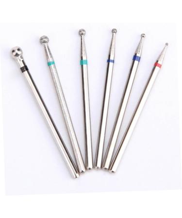 FRCOLOR Remove Dead Skin nails drill bits nail grinding head manicure drill bits round beads nail drill Nail Art Tools - Buy Online on GoSupps.com