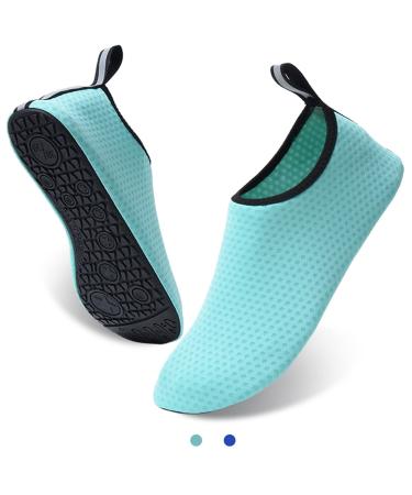 Richdmi beach shoes men women beach shoes swimming shoes water sports shoes quickly drying slippery barefoot shoes 38 EU green