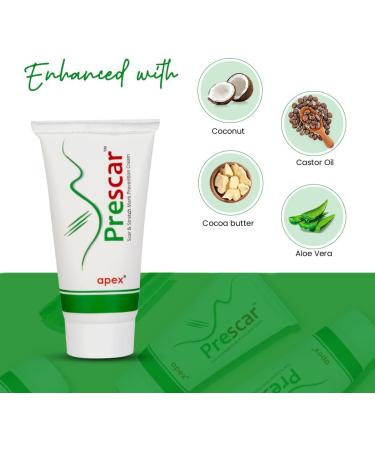 Green Milk Prescar - Best Scar & Stretch Mark Prevention Cream (50 gm) | International Shipping Available - Buy Online on GoSupps.com
