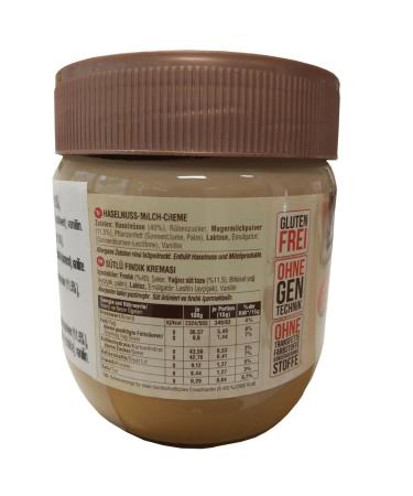 Buy Gluten-Free Hazelnut Milk Cream 40% | No Trans Fats Palm Oil Dyes or GMOs - 2x400g - Buy Online on GoSupps.com