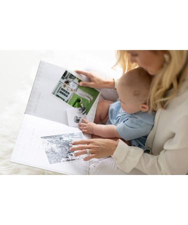 Little Pear Gingham Baby Memory Book with Ink Pad  Gender-Neutral Babyprint Keepsake  Milestone Photo Album  Gray Gingham Baby Book - Buy Online on GoSupps.com