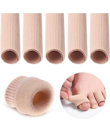 5 Pcs Toe Cushion Tube Gel Cotton Foot Fingers Toe Cap for Blister Relief - Small Foot Care Health - Buy Online on GoSupps.com