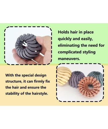 Zooetway Vintage Bird's Nest Hair Clips - Set of 4 Non-Slip Accessories for Women & Girls | Big Hair Grippers - Buy Online on GoSupps.com