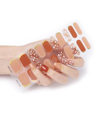 Premium Nail Stickers for Semi-Hardened Gel Nails - 20 Moded Design Gel Nail Polish Envelopes | Perfect for UV/LED Lamp Use - Buy Online on GoSupps.com