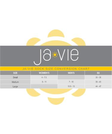 JAVIE Copper Crew Socks - Men & Women Sports Wicking Moisture Workout Training Socks - Diabetic Non-binding Seamless Toe - 5 Pairs - Medium - Black, Fuchsia, Blue - Buy Online on GoSupps.com