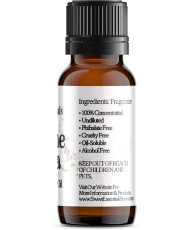 Jasmine Vanilla 10ml (0.35fl oz) Premium Fragrance Oil Aromatherapy Diffuser Crafts Soap Home Scents Bath & Body DIY Parfum and Much More. Versatile & Long-Lasting by Sweet Essentials - Buy Online on GoSupps.com