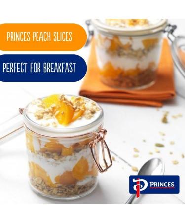 Princes Peach Slices with Juice 410g - Buy Online on GoSupps.com