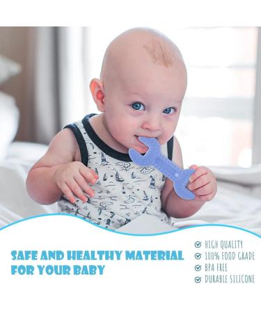 Buy Tnsray Bite Tube - 5 BPA-Free Silicone Baby Bite Rings | Cooling Dental Aid Toys for Newborns - Perfect Gift - Buy Online on GoSupps.com